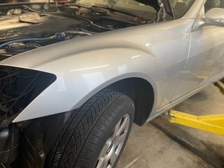 Mercedes S w221 Lokasuojat hopea