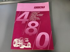 FIAT 480 Varaosakirja - varaosaluettelo
