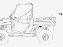 Polaris POD-SCRM W RCT CUTOUT B1 BLK 5454433-070
