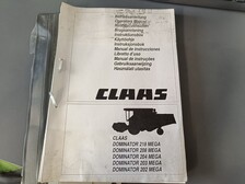 Claas Dominator Mega ohjekirja puimuriin