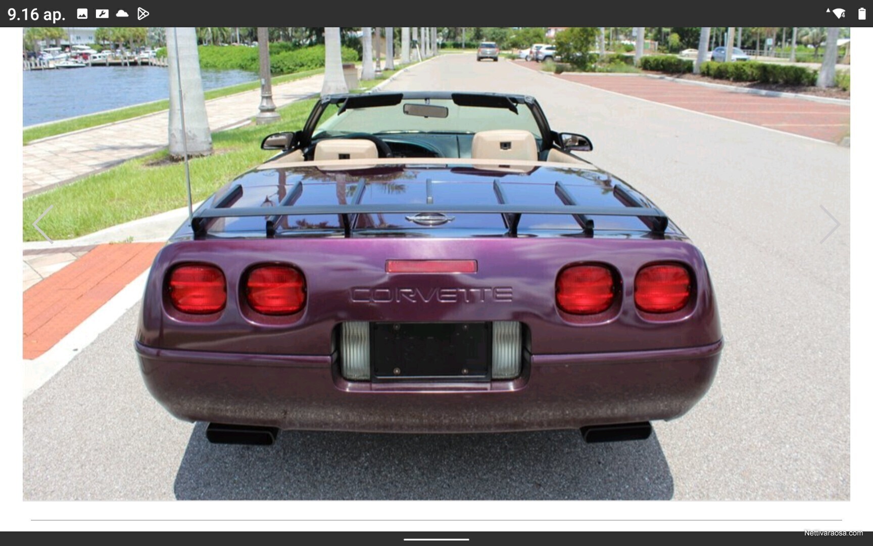 C4 corvette luggage discount rack