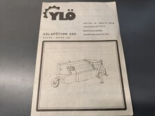 Ylö 280 Kelapöyhimen ohjekirja