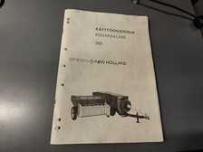 New Holland 265 Kovapaalain käyttöohjekirja
